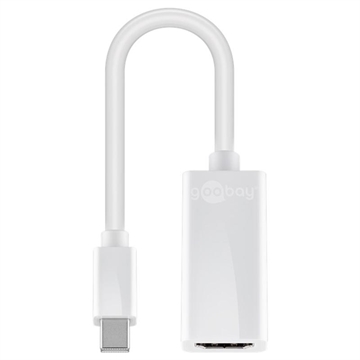 Delock Mini DisplayPort 20 Pin / HDMI Cable Adapter - White