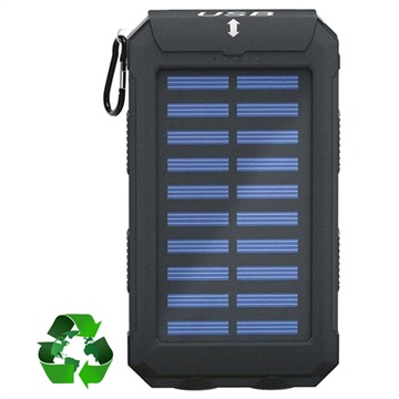 Goobay Outdoor Power Bank 8.0 / Solar Charger - 8000mAh - Black