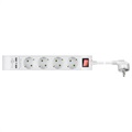 Goobay Power Strip - 4xEU Socket, 2xUSB - 1.4m - White