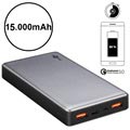 Goobay Quick Charge Power Bank - Dual USB, Type-C