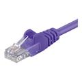 Goobay RJ45 UTP CAT 5e Network Cable - 1m - Purple
