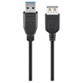 Goobay SuperSpeed USB 3.0 Extension Cable - 1.8m - Black