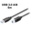Goobay SuperSpeed USB 3.0 Type-A / USB 3.0 Type-B Cable - 5m