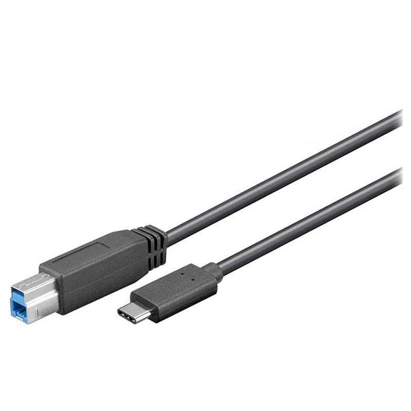 Goobay Superspeed Usb 3 0 Type B Usb 3 1 Type C Cable 1m