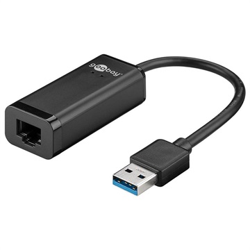 Goobay USB 3.0 / Gigabit Ethernet Network Adapter - Black