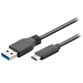 Goobay USB 3.0 / USB Type-C Cable - 0.5m - Black