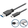 Goobay USB 3.0 / USB Type-C Cable - 0.5m - Black