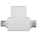 Goobay USB 3.0 to MicroUSB and USB-C T-Adapter
