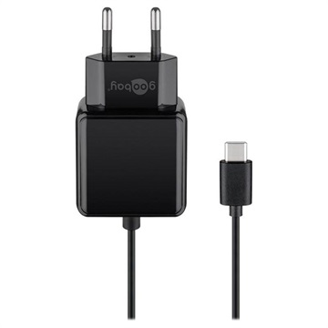 Goobay Universal USB-C Wall Charger - 15W, 5V/3A - Black