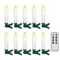 Goobay Wireless LED Christmas Tree Candles - 10 Pcs.