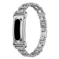 Google Fitbit Air Zinc Alloy Strap with Rhinestones - Silver