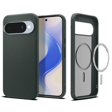 Google Pixel 10/10 Pro Spigen Liquid Air Mag MagSafe TPU Case - Abyss Green