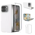 Google Pixel 10 Pro Fold Rubberized Plastic Case - White