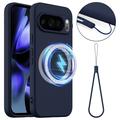 Google Pixel 10 Pro Liquid Silicone Case - MagSafe Compatible - Dark Blue