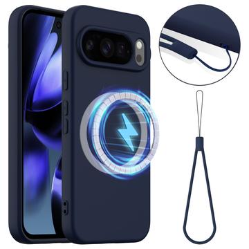 Google Pixel 10 Pro Liquid Silicone Case - MagSafe Compatible - Dark Blue