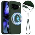 Google Pixel 10 Pro XL Liquid Silicone Case - MagSafe Compatible - Dark Green