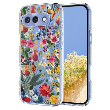 Google Pixel 10a Floral Pattern TPU Case - Lilies