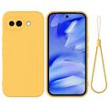Google Pixel 10a Liquid Silicone Case with Hand Strap - Yellow