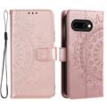 Google Pixel 10a Mandala Series Wallet Case - Pink