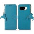 Google Pixel 10a Wallet Leather Case with RFID - Blue