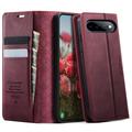 Google Pixel 11 Pro XL Caseme 033 Calf Texture Wallet Case with RFID Blocking - Red