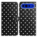Google Pixel 11 Pro XL Polka Dot Pattern Wallet Case - Black