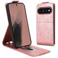 Google Pixel 11 Pro XL Vertical Flip Case with Stand - Rose Gold