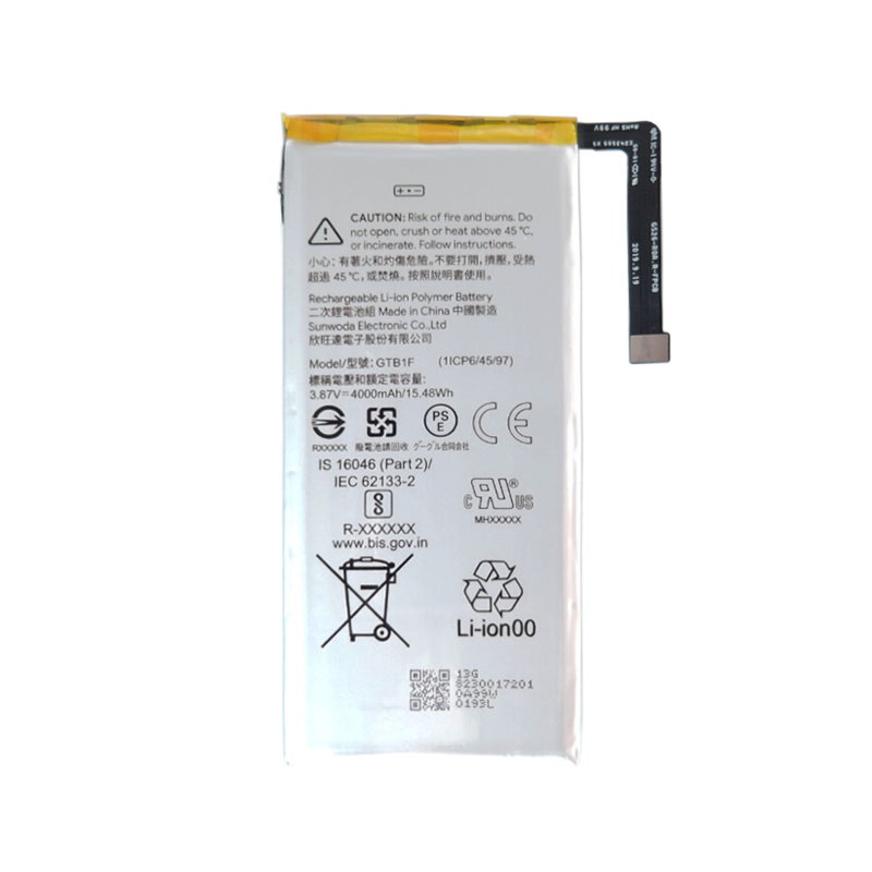 google pixel 5 battery size