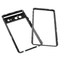 Google Pixel 6 Magnetic Case with Tempered Glass - Black
