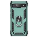 Google Pixel 6a Hybrid Case with Metal Kickstand - Green