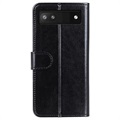 Google Pixel 6a Wallet Case with Magnetic Closure - Black