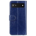 Google Pixel 6a Wallet Case with Magnetic Closure - Blue