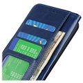 Google Pixel 6a Wallet Case with Magnetic Closure - Blue