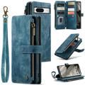 Google Pixel 8 Caseme C30 Multifunctional Wallet Case - Blue