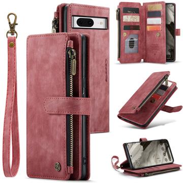 Google Pixel 8 Caseme C30 Multifunctional Wallet Case - Red