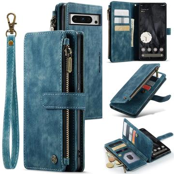 Google Pixel 8 Pro Caseme C30 Multifunctional Wallet Case - Blue