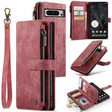 Google Pixel 8 Pro Caseme C30 Multifunctional Wallet Case - Red