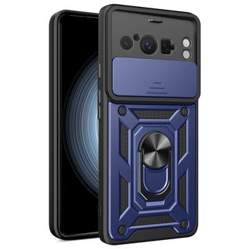 Google Pixel 8 Pro Rotary Ring Hybrid Case with Camera Shield