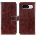 Google Pixel 8 Wallet Case with Magnetic Closure - Brown