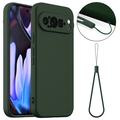 Google Pixel 9 Pro Liquid Silicone Case - MagSafe Compatible - Dark Green