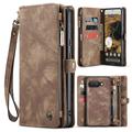 Google Pixel 9a Caseme 008 2-in-1 Multifunctional Wallet Case - Brown