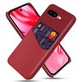 Google Pixel 9a KSQ Case with Card Pocket - Red