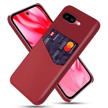Google Pixel 9a KSQ Case with Card Pocket - Red