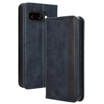 Google Pixel 9a Retro Wallet Case with Magnetic Closure
