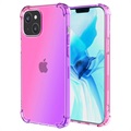 Gradient Shockproof iPhone 14 Max TPU Case - Pink / Purple