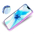 Gradient Shockproof iPhone 14 Pro Max TPU Case - Blue / Pink