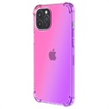 Gradient Shockproof iPhone 14 Pro Max TPU Case - Pink / Purple