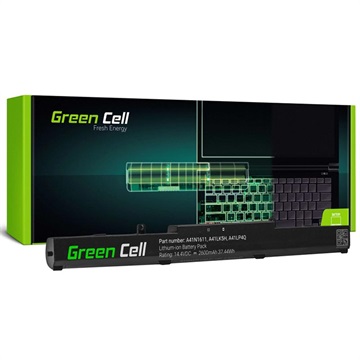 Green Cell Battery - Asus FX53, FX553, FX753, ROG Strix - 2600mAh