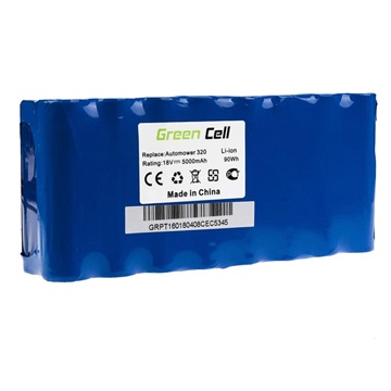 Green Cell Battery - Husqvarna Automower 320, 330X, 430 - 5Ah