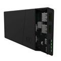Green Cell PowerPlay10 Power Bank 10000mAh - USB-C PD, 2x USB-A - Black